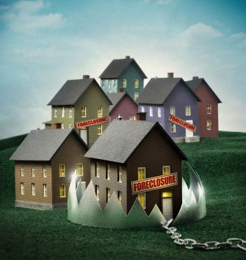 House with bear trap