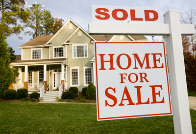 Sold Home With Sign