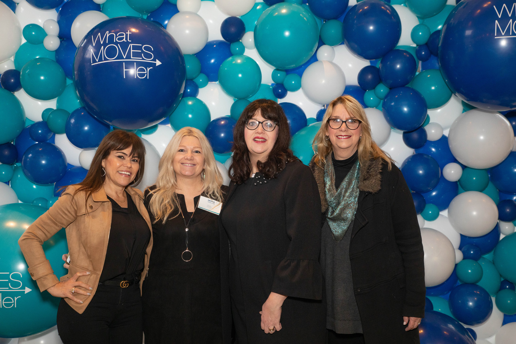 Rozie Gonzales, Denise Tazelarr, Sheila Gentile and Judy Ellison