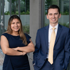 Ledio Samarxhiu and Paula Tito