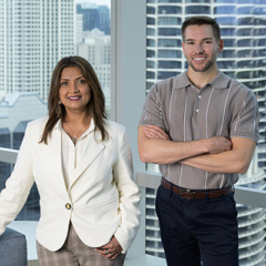 Trupti Patel & Spencer Terry