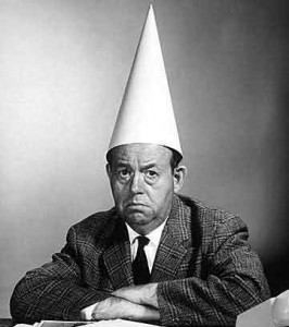 dunce-cap