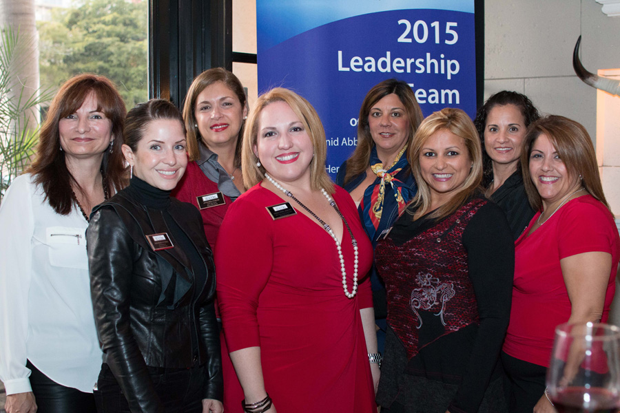 Justine-Jimeez-Garcia-Dinorah-Guerra-Avelina-Colon-Michelle-Lapiana-Gina-Isava-Lisa-Vizcaino-Rosie-Hernandez-Erika-Enid-Abbott-President.jpg