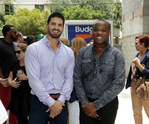 Jorge Salazar and Christopher Adeleke