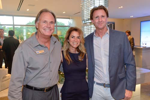 Michael Briche, Jill Johns, and Kenny Borden