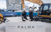 Mendy Chudaitov & Russell Galbut at the Groundbreaking for PALMA Miami Beach Residences in North Beach.