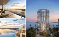 Panoroamic renderings of the Maison d’Or condo tower.
