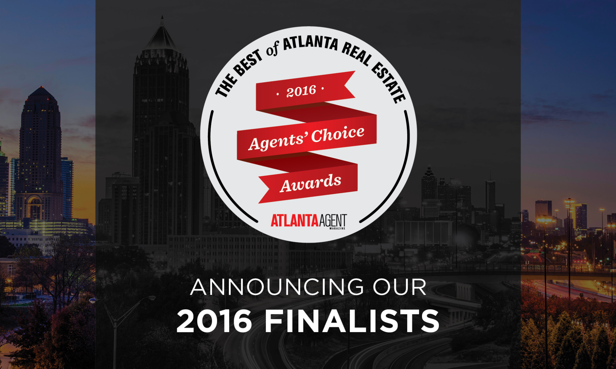 2016 Atlanta Agents Choice Awards Finalist Announcement Logo