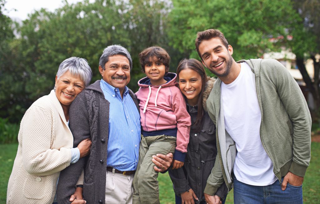 Cropped shot of a multi-generational family