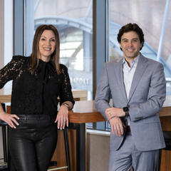 Traci Shulkin and Jared Wilk